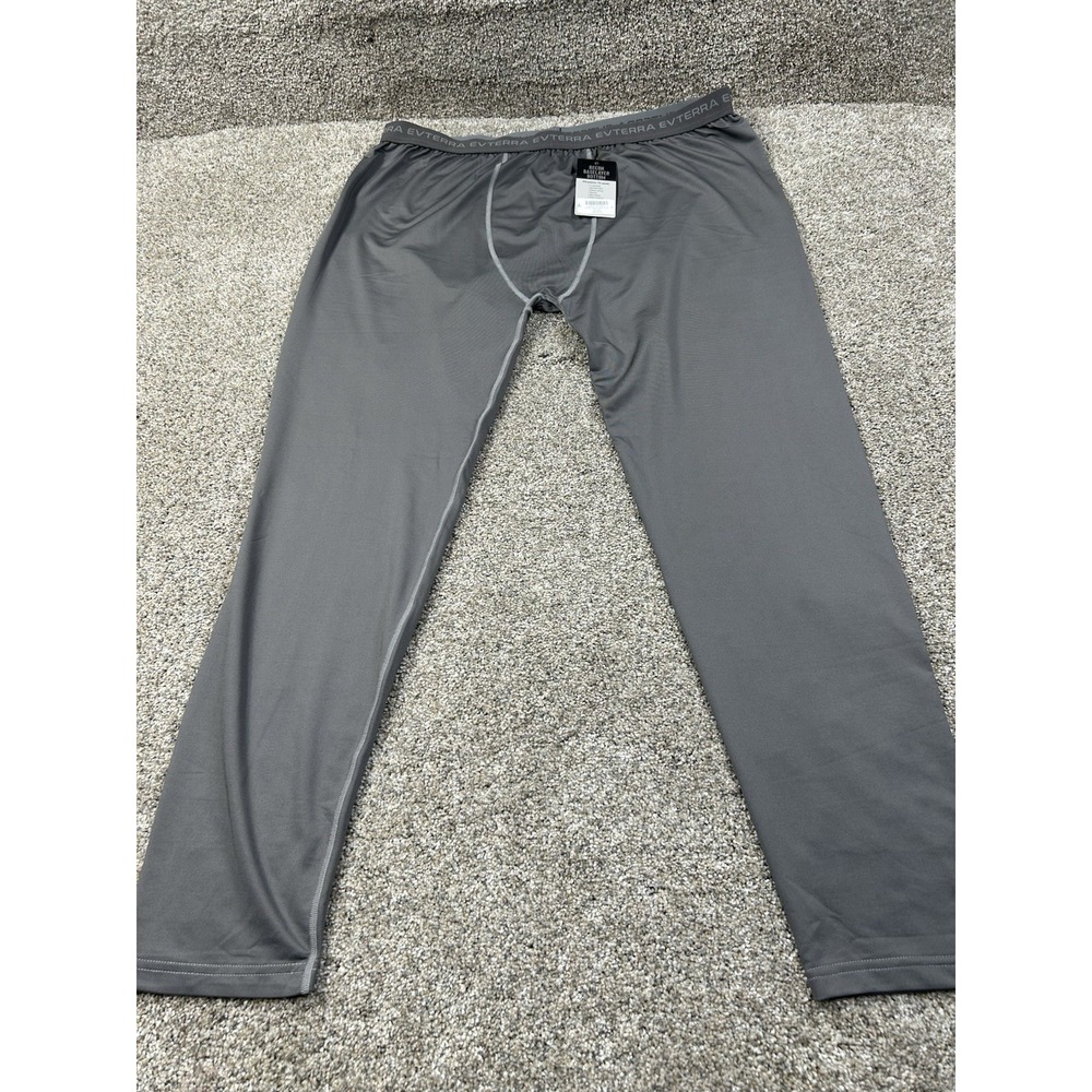 New EvTerra Gray Recon Base Layer Pants XXL Thermal Base Layer Skiing Hiking